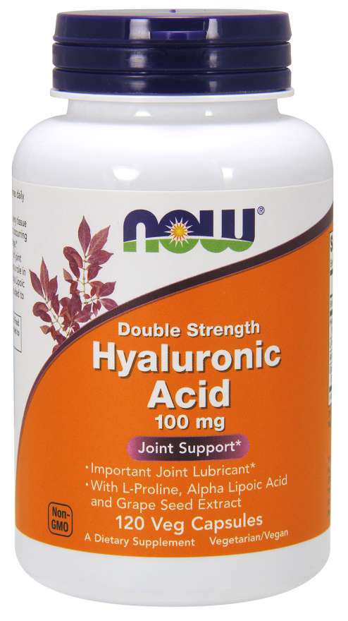 NOW - Hyaluronic Acid 100 mg - 120 Vegetarian capsules
