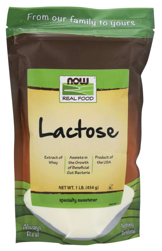 NOW - NOW Real Food - Lactose - 1 lb (454 Grams)