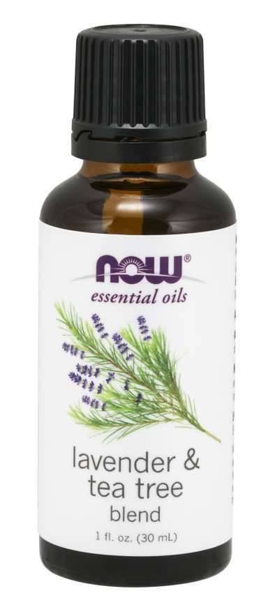 NOW - NOW Essential Oils - Lavender & Tea Tree Blend - 1 fl. oz (30