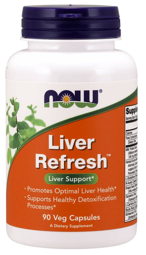 Now Foods - Liver Refresh - 180 Veg Capsules