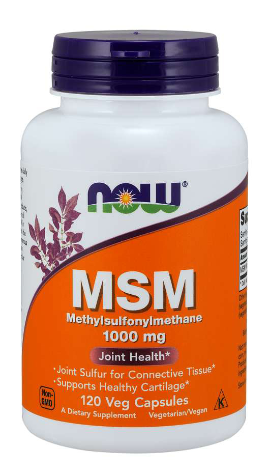 NOW - MSM 1000 mg - 120 Capsules