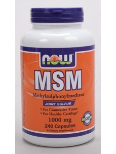 NOW - MSM 1000 mg - 240 Capsules