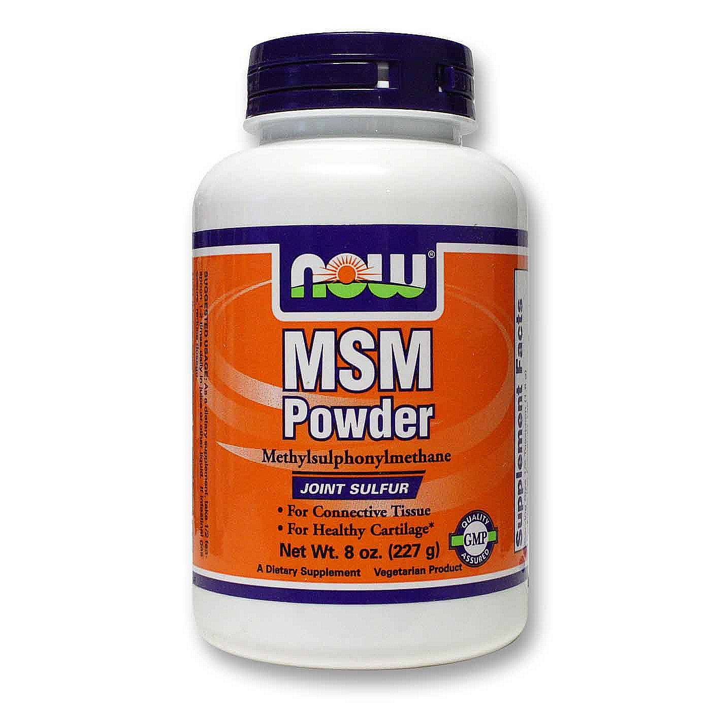 NOW - MSM Powder - 8 oz (227 Grams)