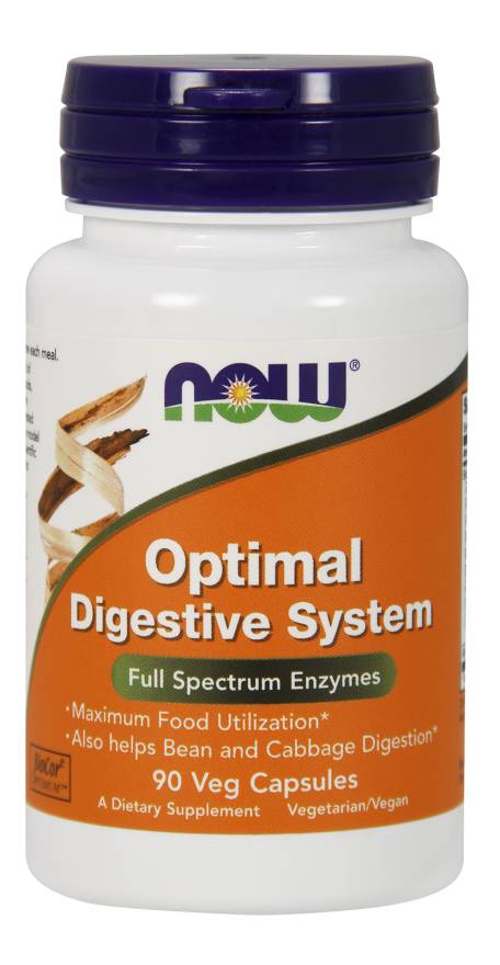 NOW - Optimal Digestive System - 90 Veg Capsules