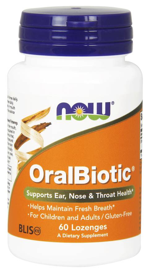 NOW - OralBiotic - 60 Lozenges