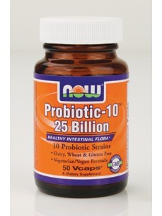 NOW - Probiotic-10 25 Billion - 50 Veg Capsules
