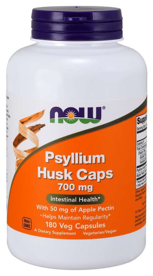 NOW - Psyllium Husk Caps 700 mg - 360 Veg Capsules