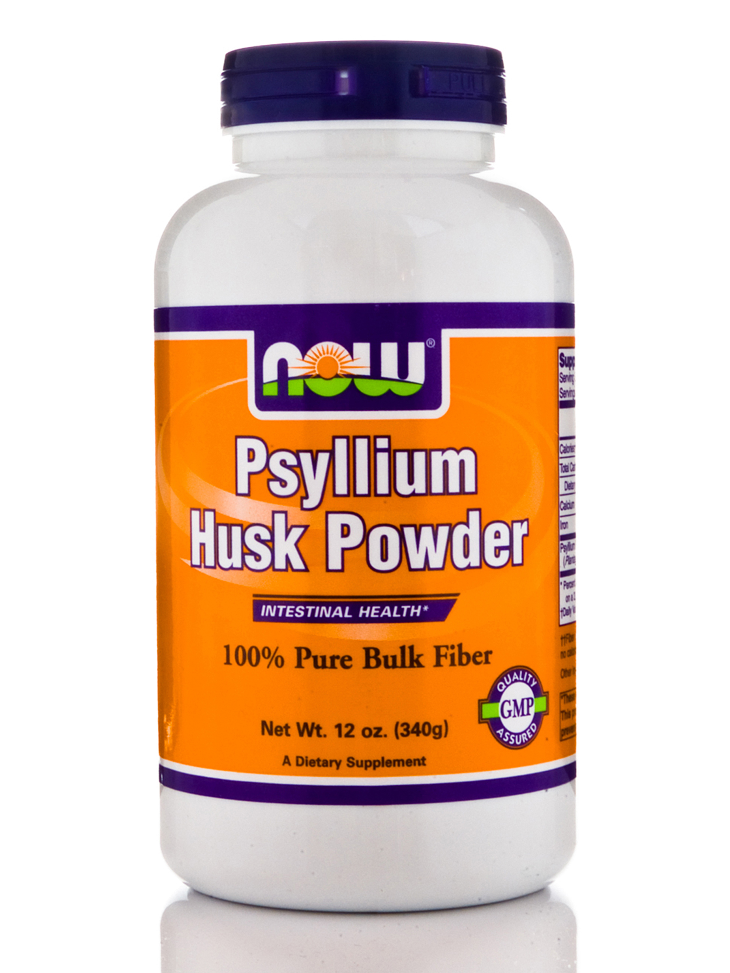 NOW - Psyllium Husk Powder - 12 oz (340 Grams)