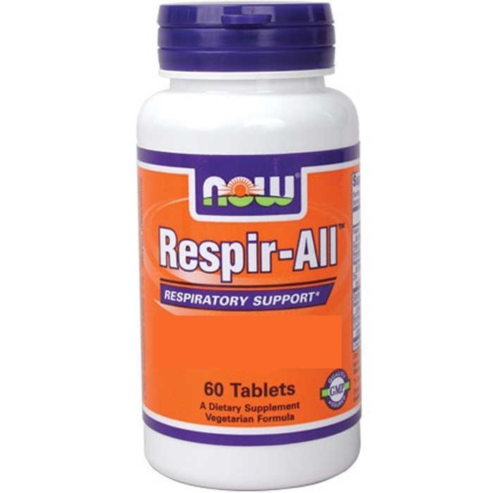 NOW - Respir-All - 60 Tablets