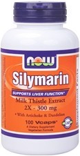 NOW - Silymarin Milk Thistle Extract 300 mg (Double Strength) - 100