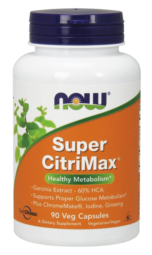 NOW - Super Citrimax with Chromium 750 mg - 90 Capsules