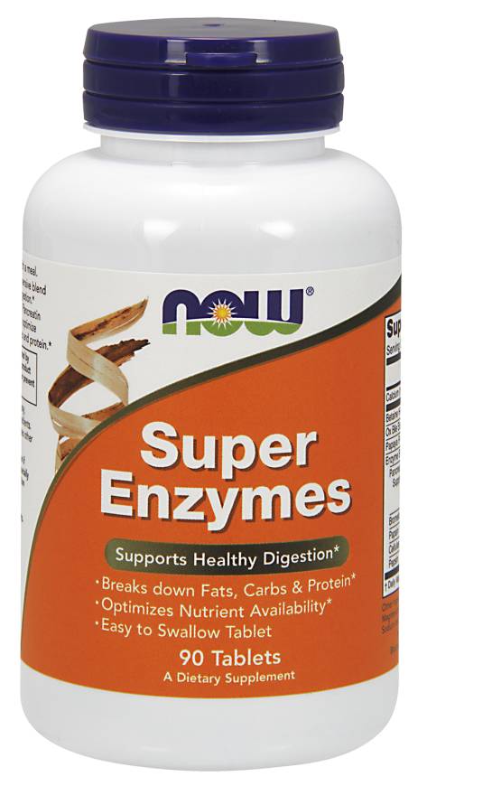 NOW - Super Enzymes - 180 Tablets