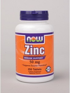 NOW - Zinc 50 mg - 250 Tablets