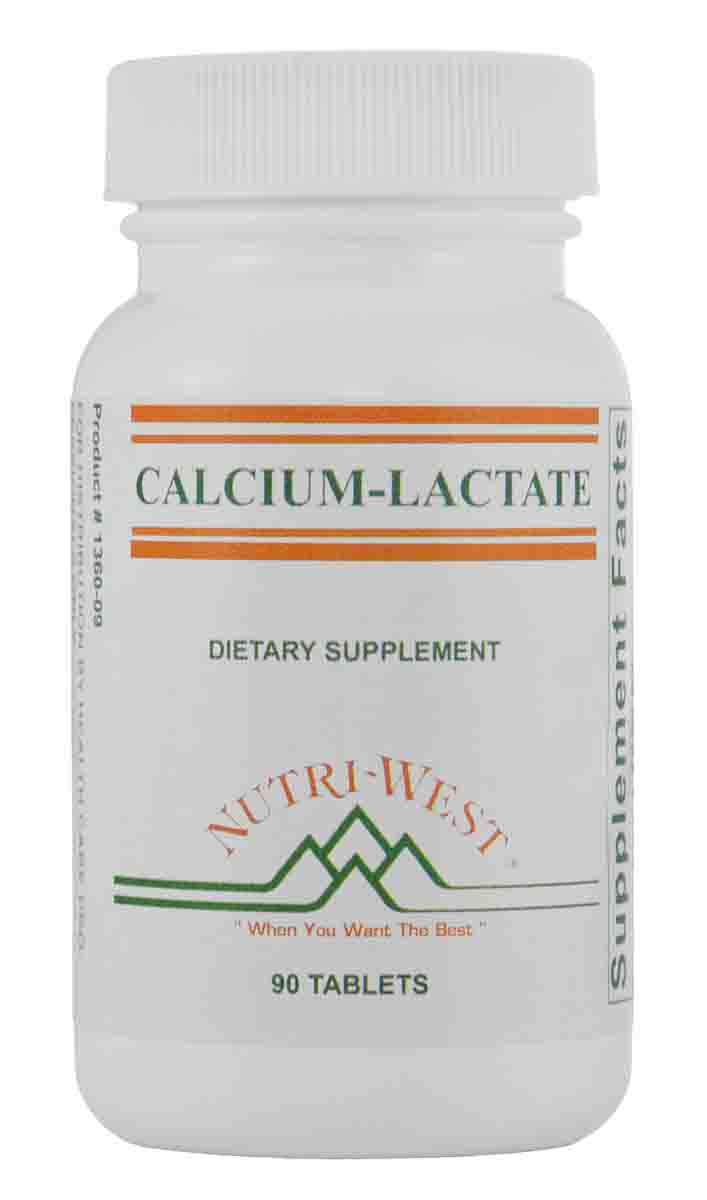 Nutri-West - Calcium-Lactate - 90 Tablets