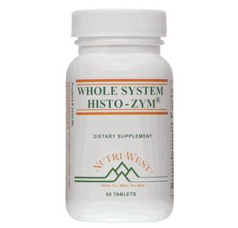 Nutri-West - Whole System Histo-Zym - 60 Tablets