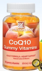 Nutrition Now - CoQ10 Gummy Vitamins (Peach Flavor) - 60 Gummies