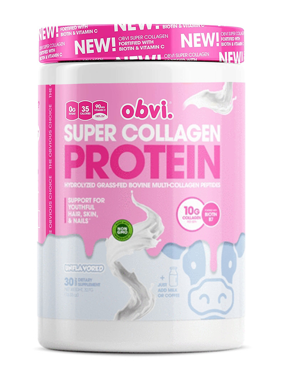 Obvi - Super Collagen Protein Powder, Unflavored - 11.90 oz (337.5