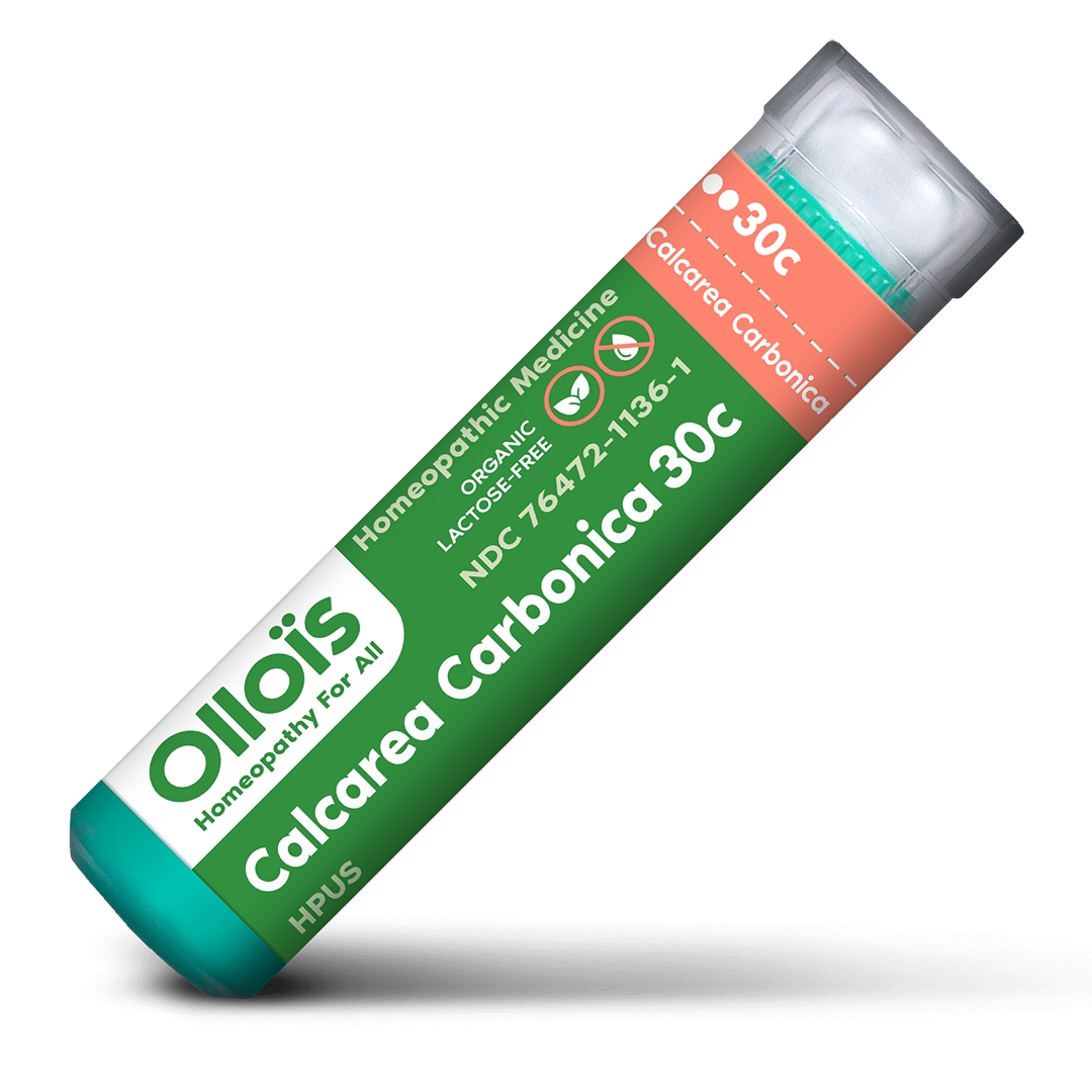 Ollois - Organic, Lactose-Free Calcarea Carbonica 30c - 80 Pellets