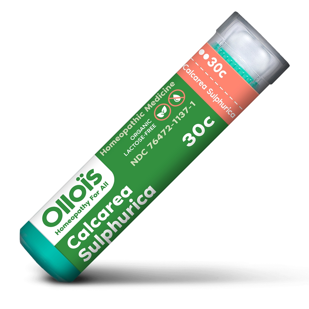 Ollois - Organic, Lactose-Free Calcarea Sulphurica 30c - 80 Pellets