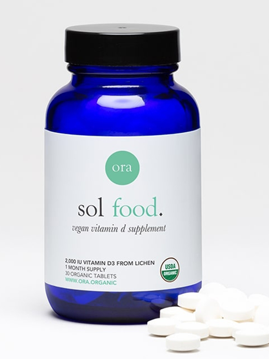 Ora Organic - Sol Food: Organic Vitamin D Tablets - 30 Organic Tablets