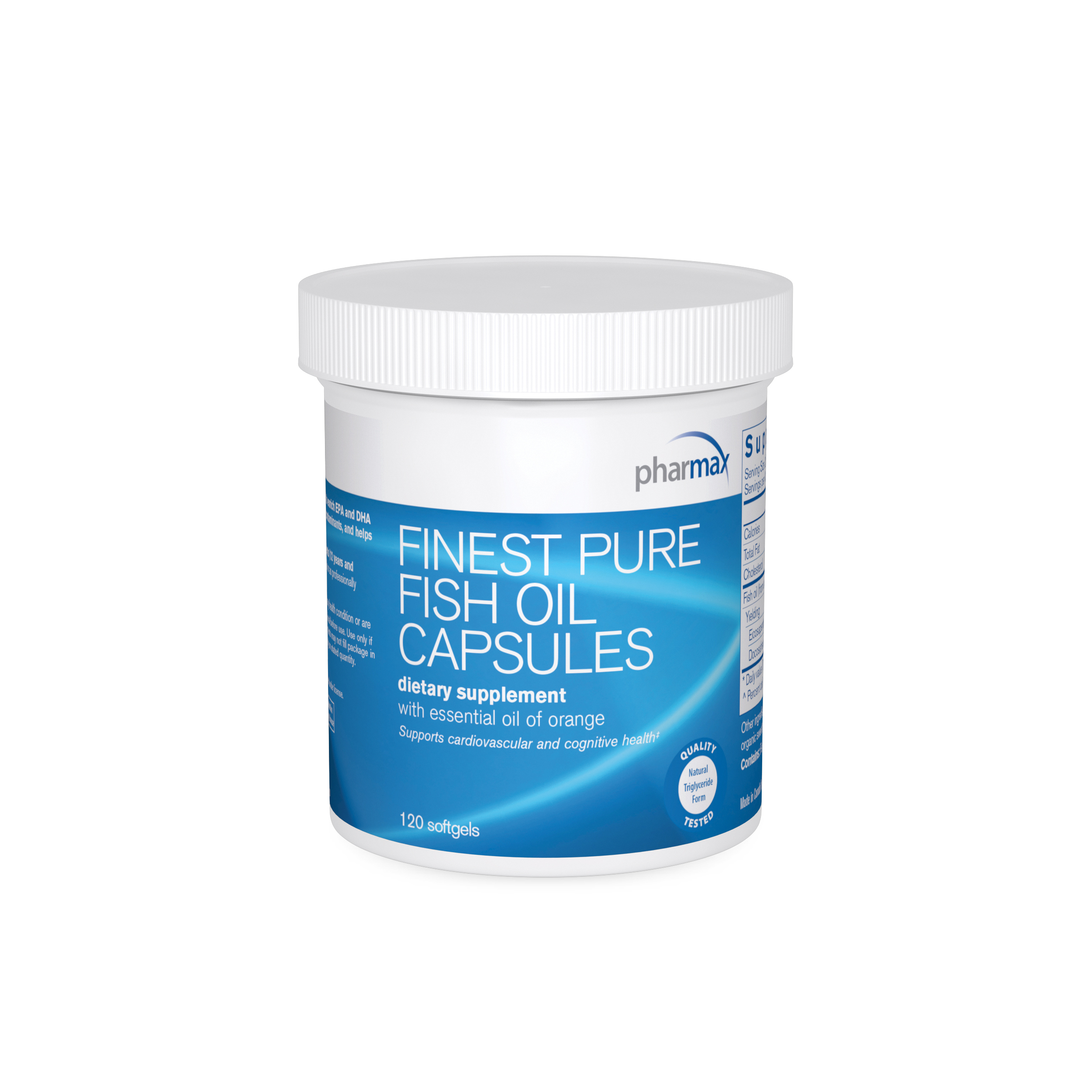 Pharmax - Finest Pure Fish Oil, Orange - 120 Softgel Capsules
