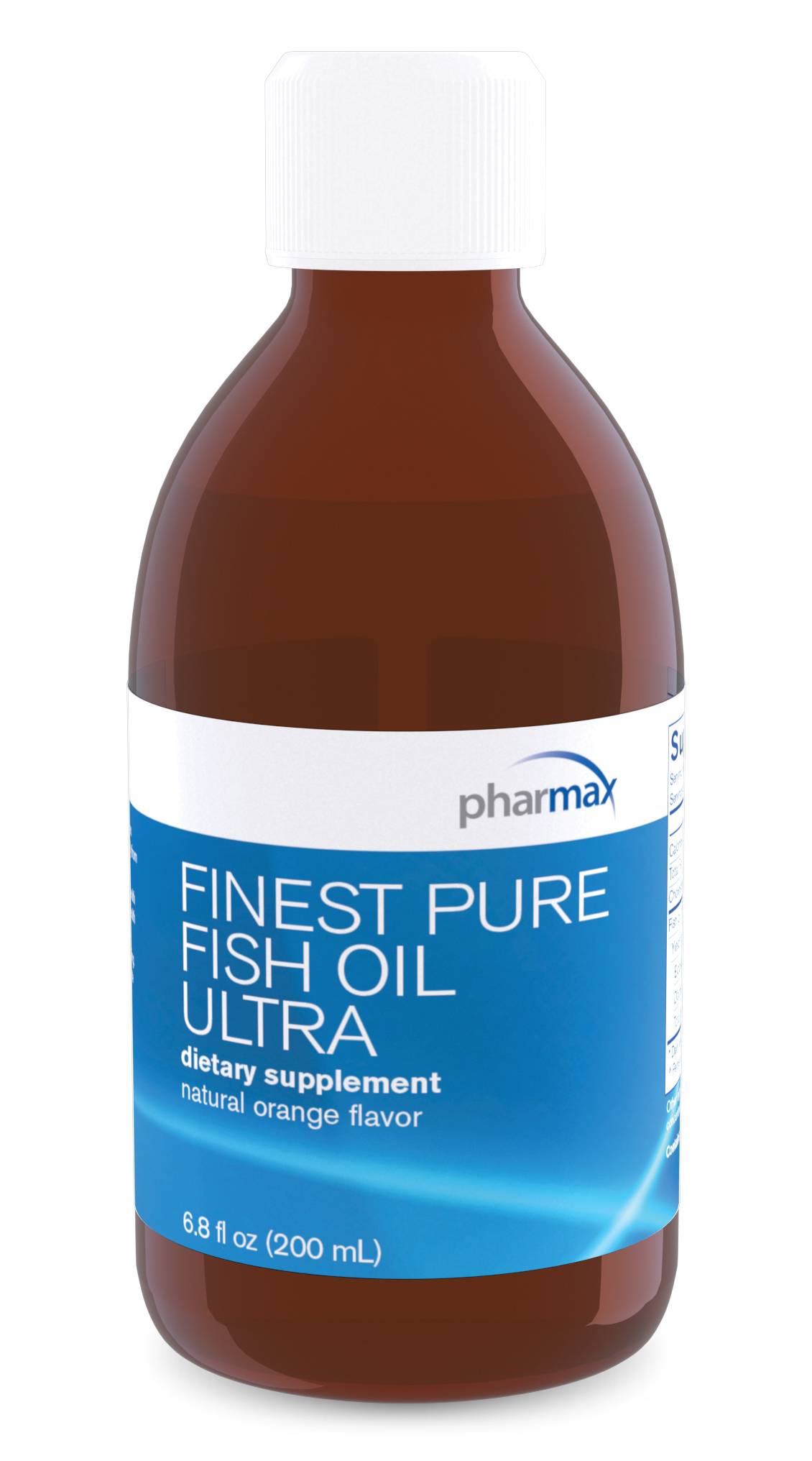 Pharmax - Finest Pure Fish Oil Ultra Liquid, Natural Orange Flavor -