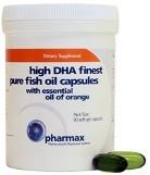 Pharmax - DHA Finest Pure Fish Oil, Natural Orange Flavor - 90