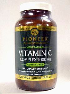 Pioneer - Vitamin C Complex 1000 mg - 120 Vegetarian Tablets