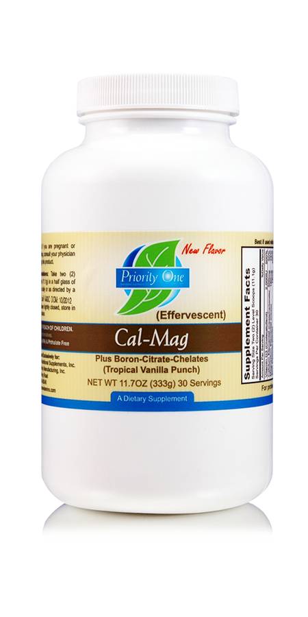 Priority One - Cal-Mag + Boron-Citrate-Chelates (Effervescent)