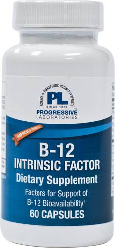 Progressive Labs - B-12 Intrinsic Factor - 60 Capsules