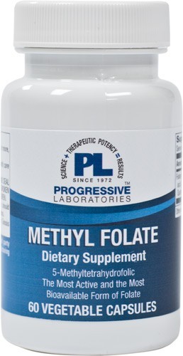 Progressive Labs - Methyl Folate - 60 Vegetable Capsules