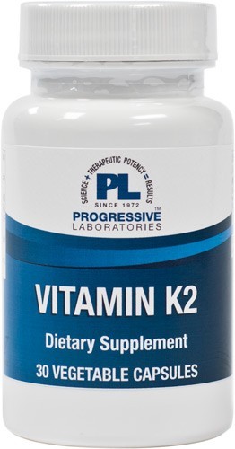 Progressive Labs - Vitamin K2 - 30 Vegetable Capsules