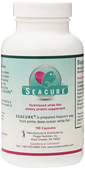 Proper Nutrition - Seacure Hydrolyzed White Fish - 180 Capsules