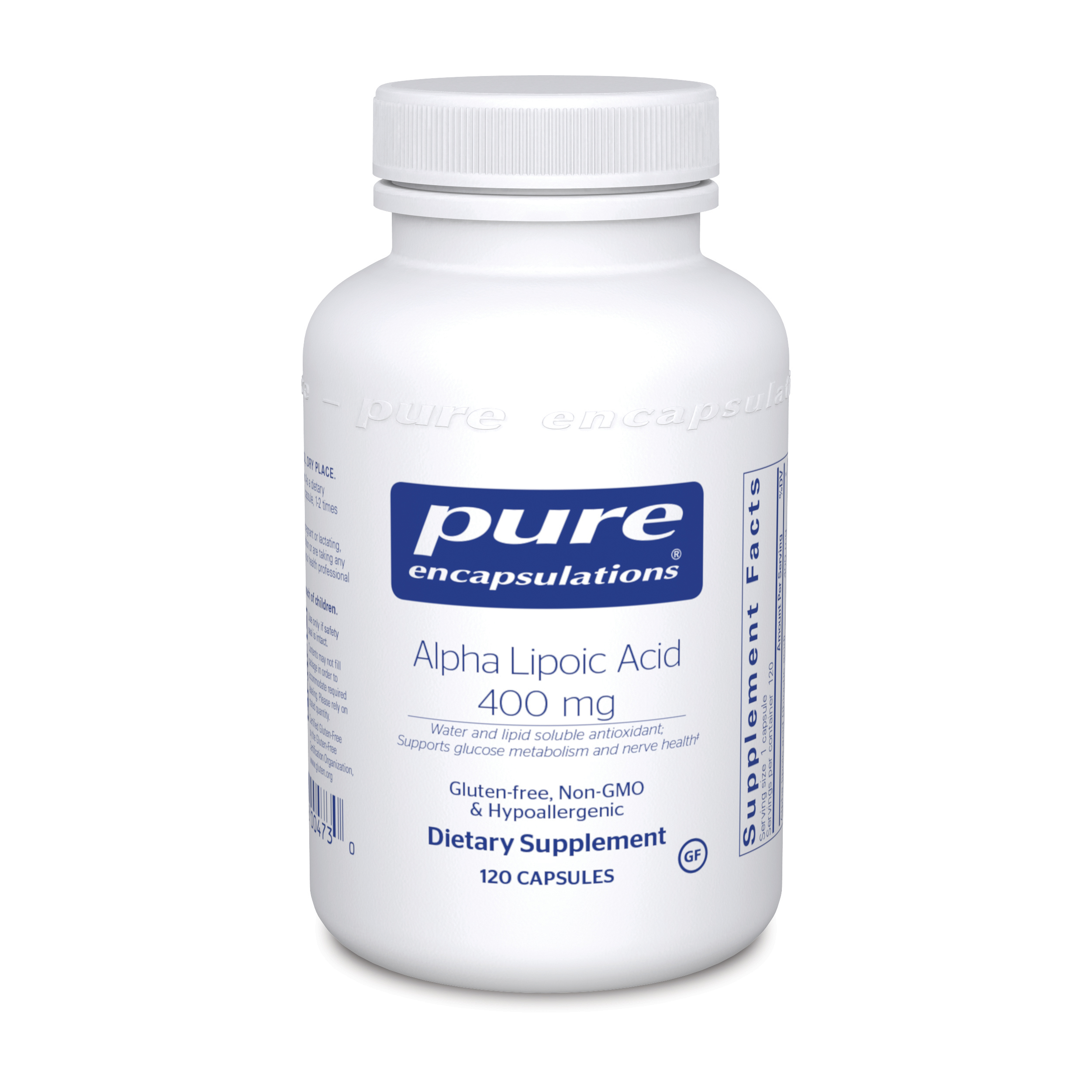 Pure Encapsulations - Alpha Lipoic Acid 400 mg - 120 Capsules