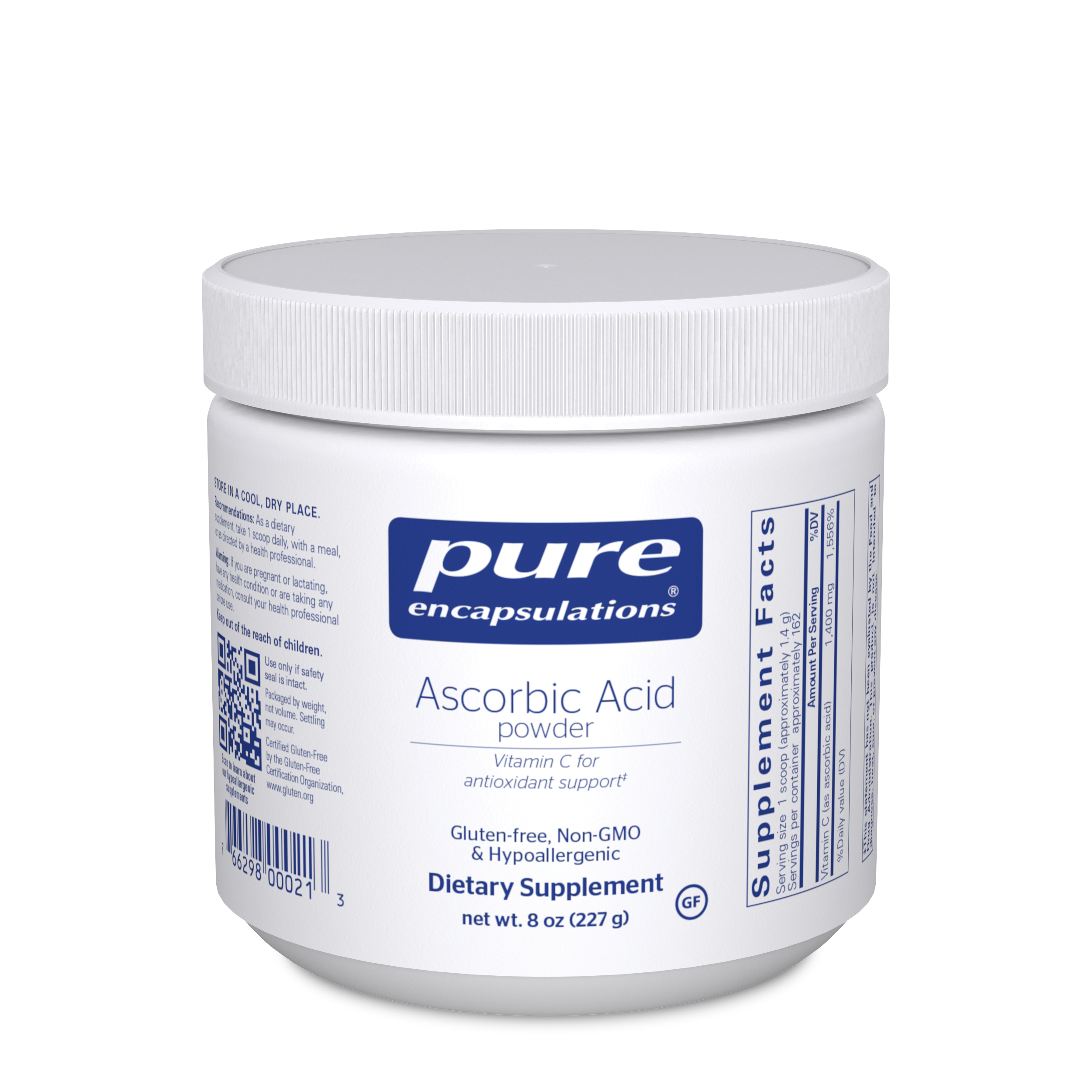 Pure Encapsulations - Ascorbic Acid Powder - 227 Grams