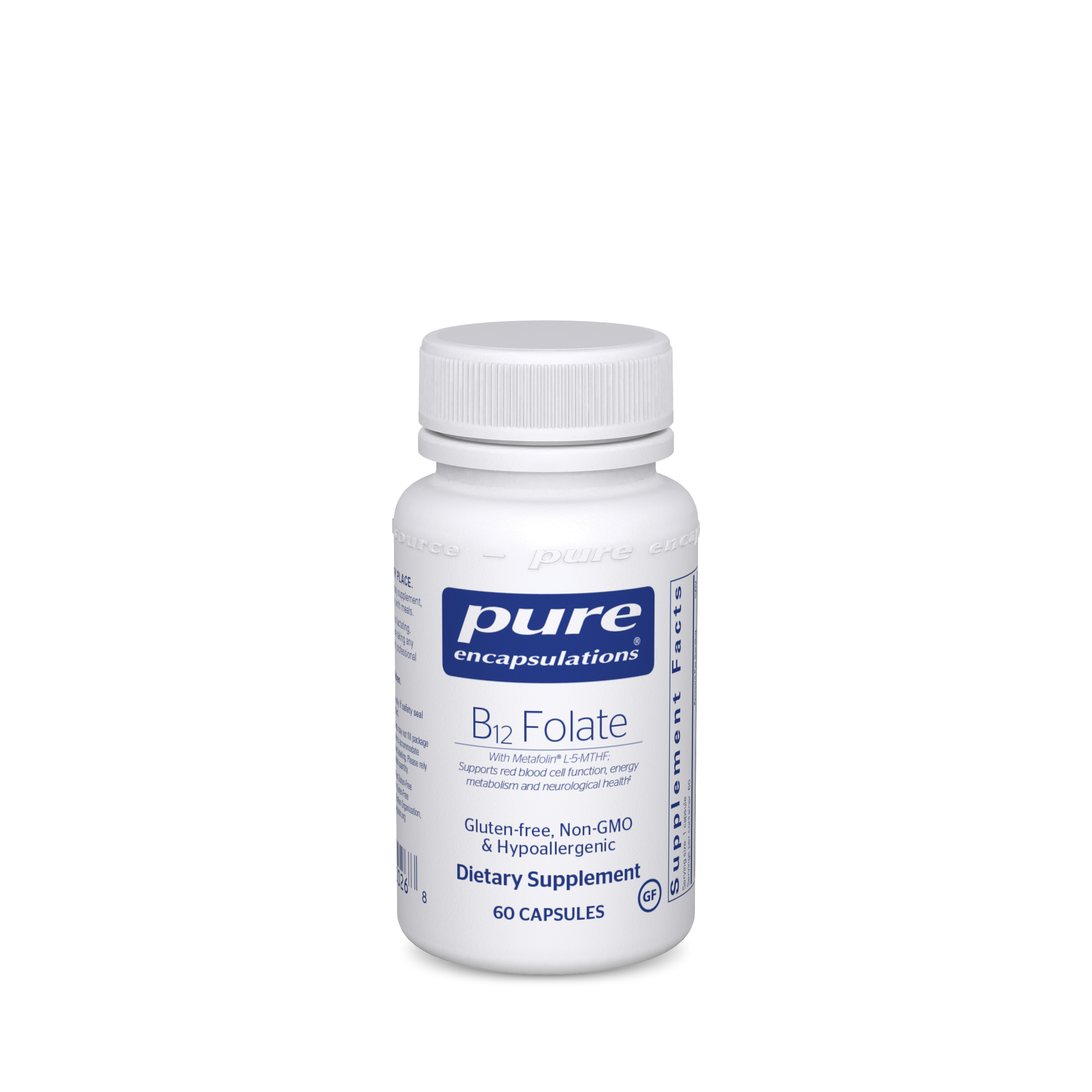 Pure Encapsulations - B12 Folate - 60 Capsules