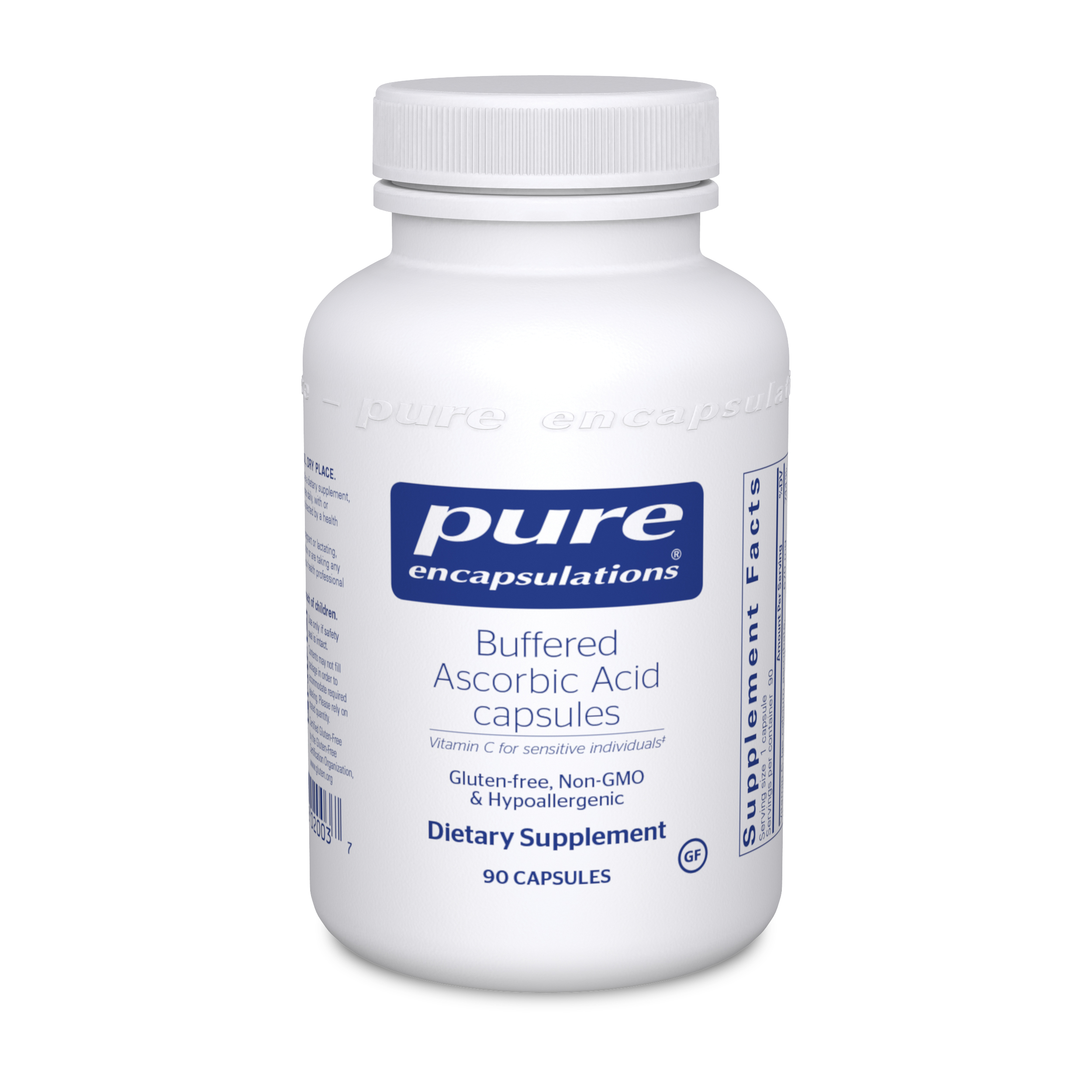 Pure Encapsulations - Buffered Ascorbic Acid - 90 Capsules