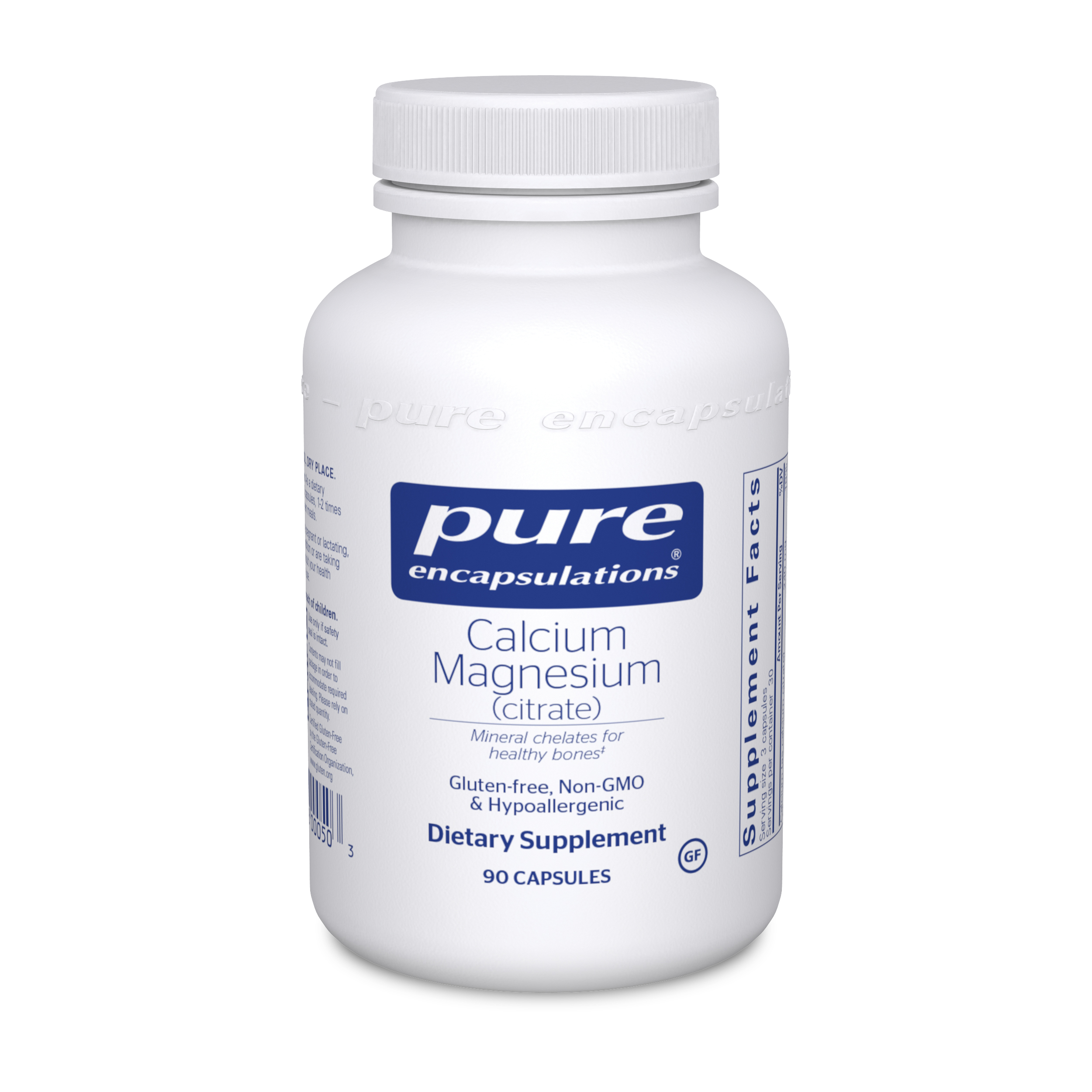 Pure Encapsulations - Calcium Magnesium (citrate) - 90 Capsules
