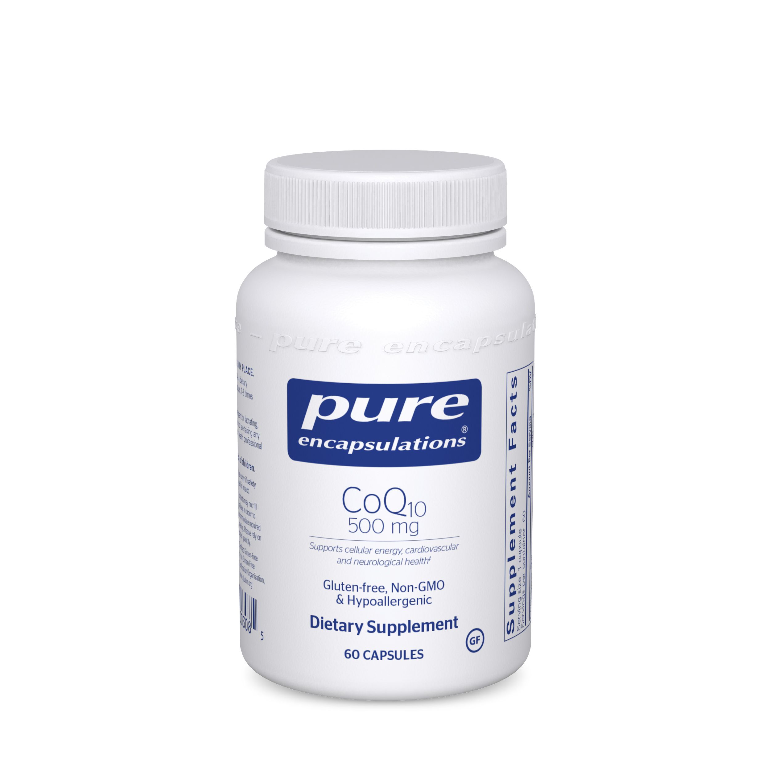 Pure Encapsulations - CoQ10 - 500 mg - 60 Capsules