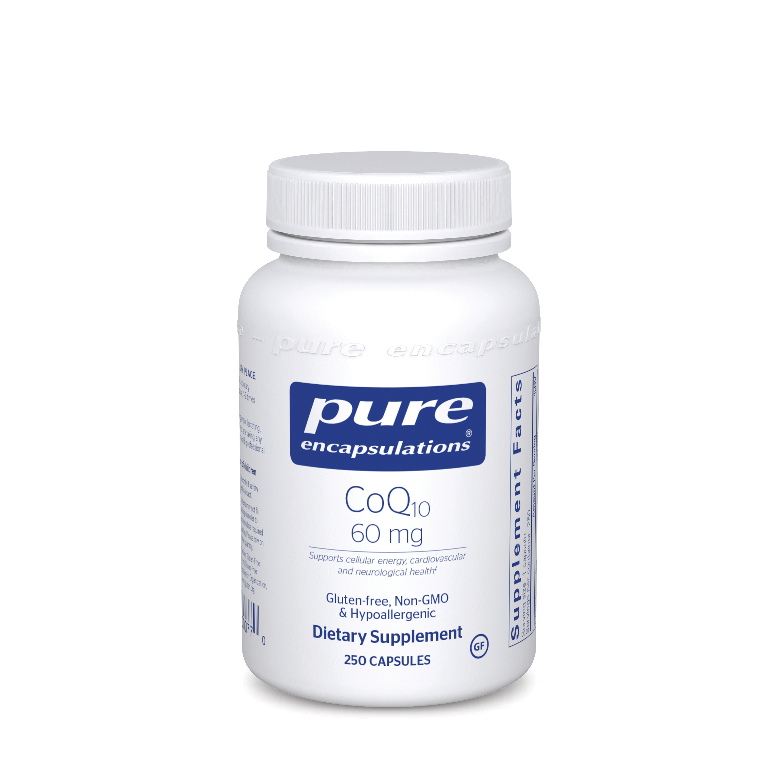 Pure Encapsulations - CoQ10 - 60 mg - 250 Capsules