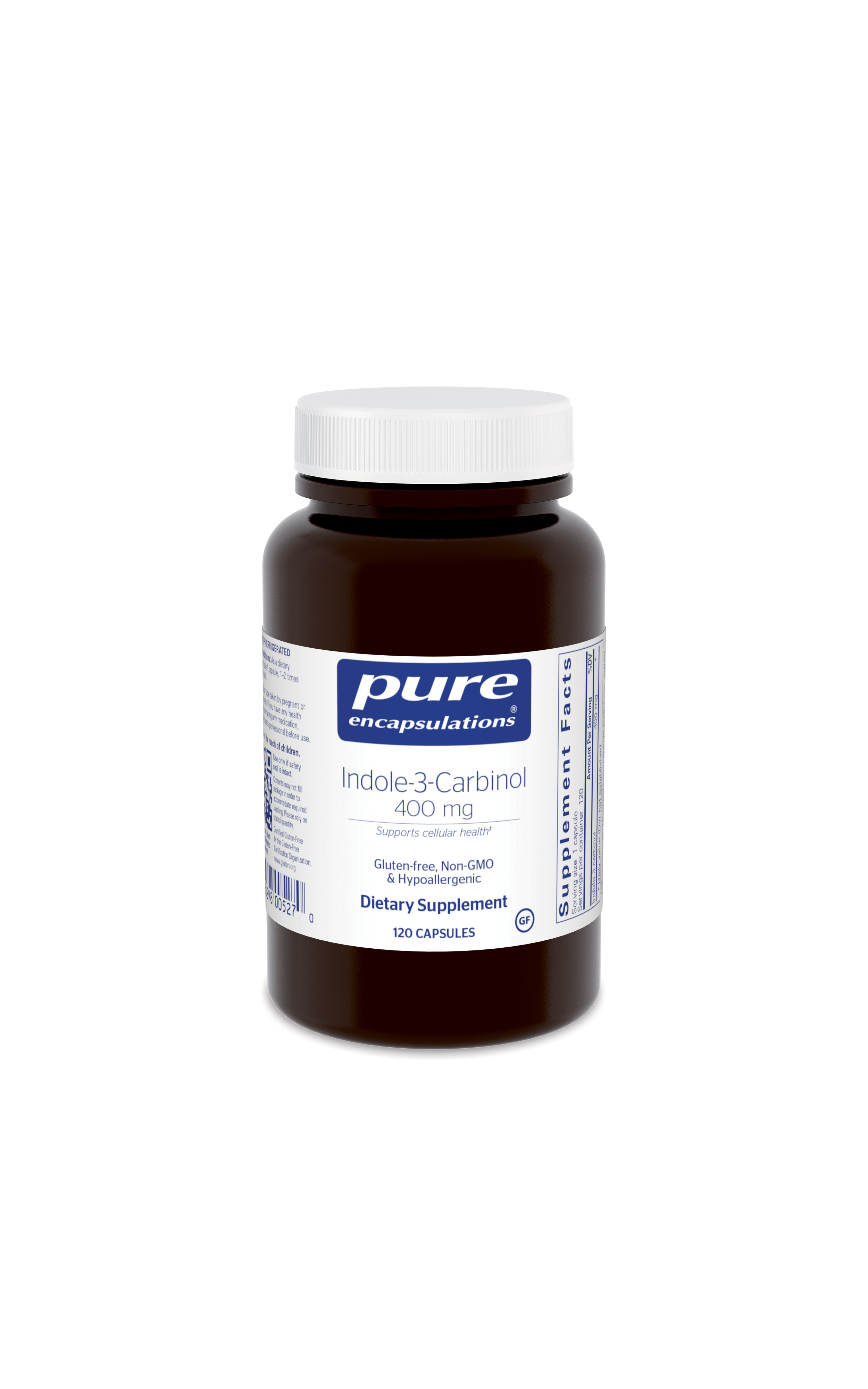 Pure Encapsulations - Indole-3-Carbinol 400 mg - 120 Capsules