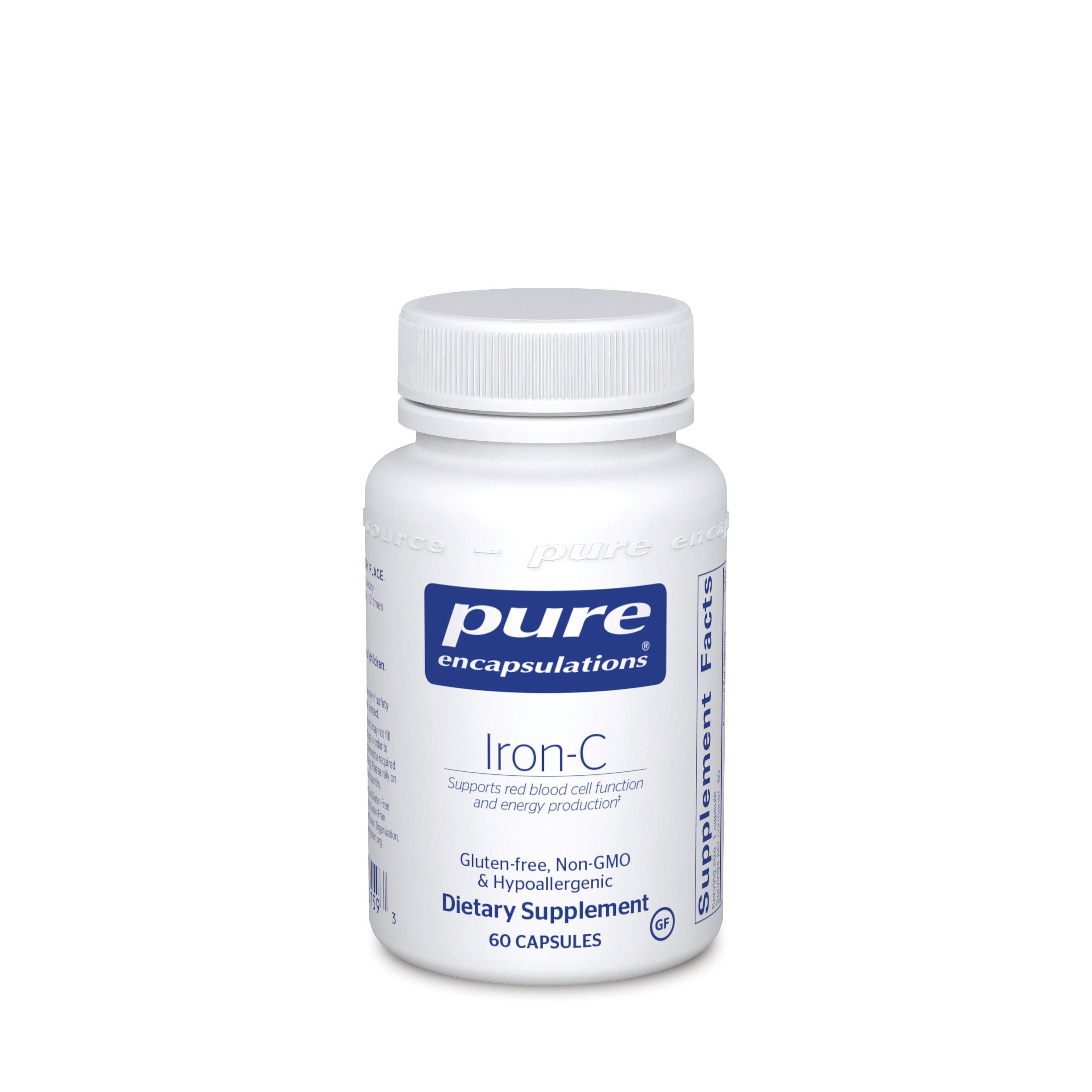 Pure Encapsulations - Iron-C - 60 Capsules