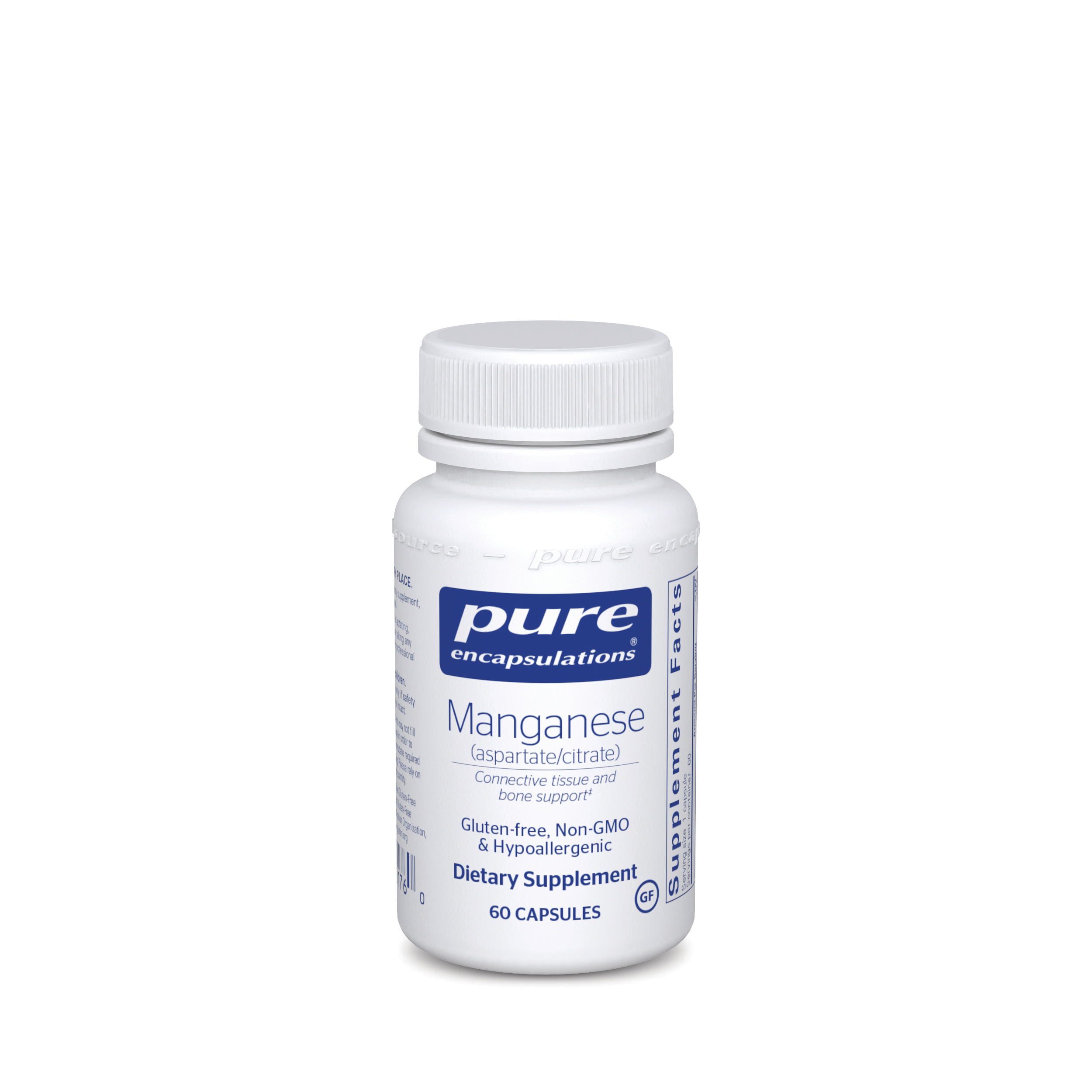 Pure Encapsulations - Manganese (Aspartate/Citrate) - 60 Capsules