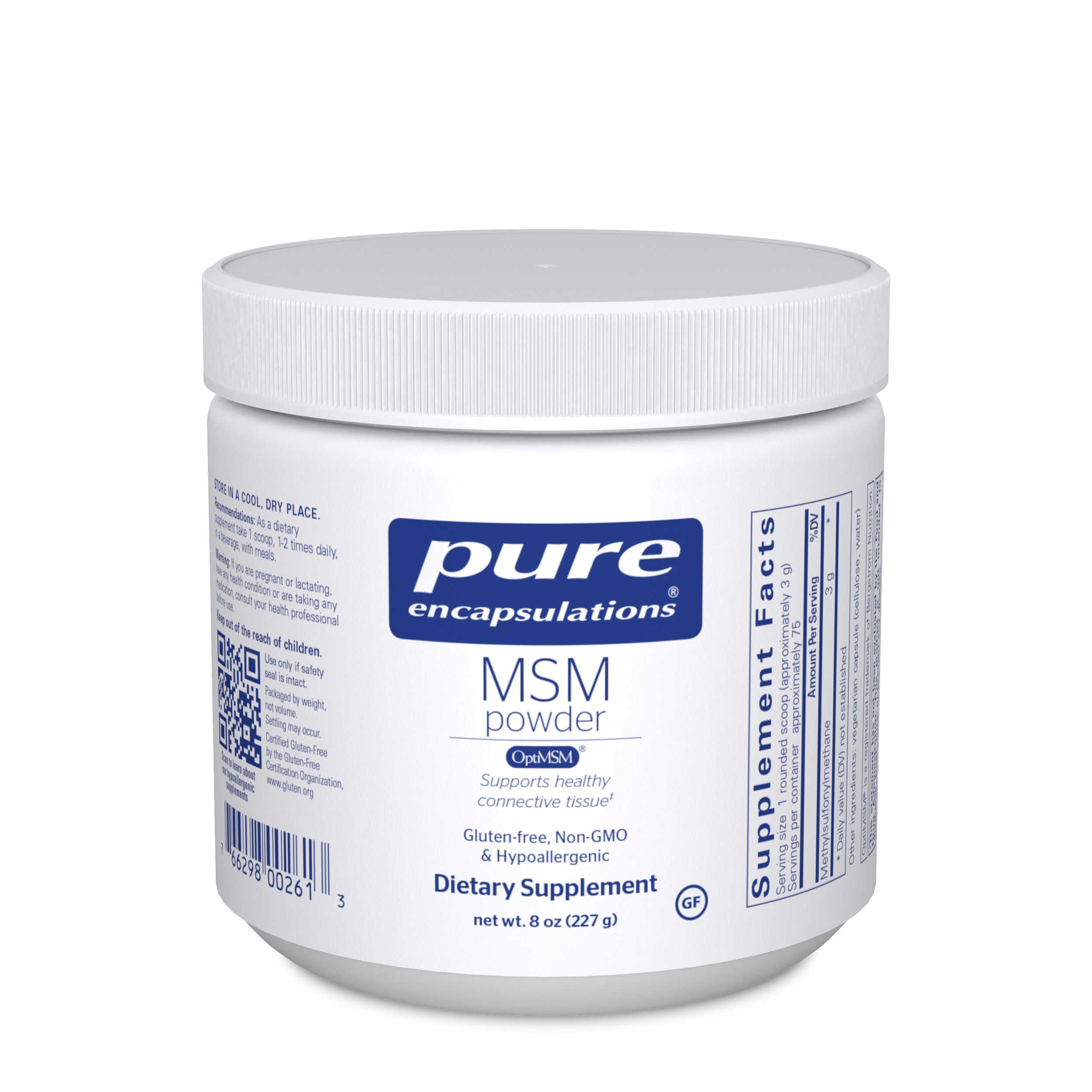 Pure Encapsulations - MSM Powder - 227 Grams