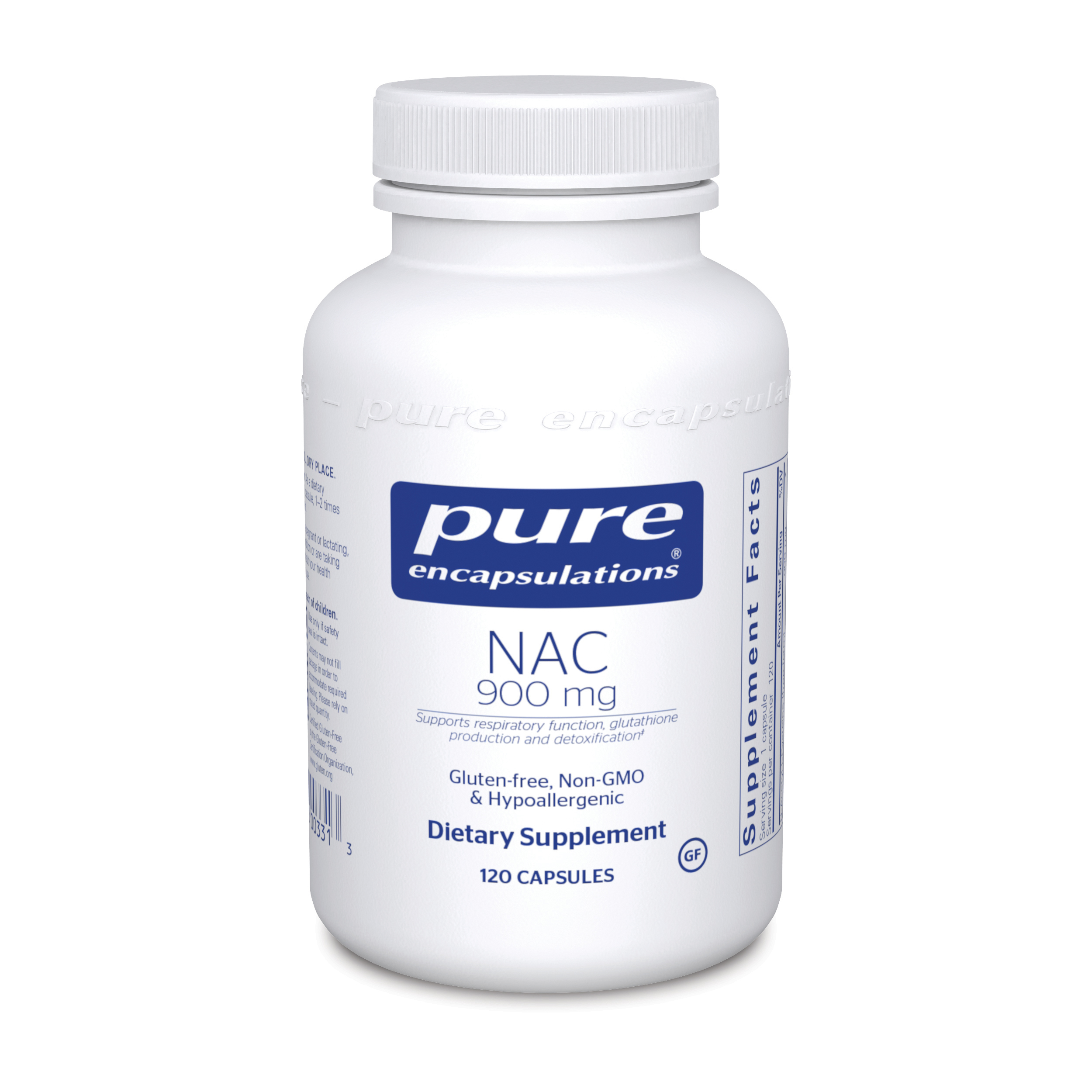 Pure Encapsulations - NAC (N-Acetyl-l-Cysteine) 900 mg - 120 Capsules