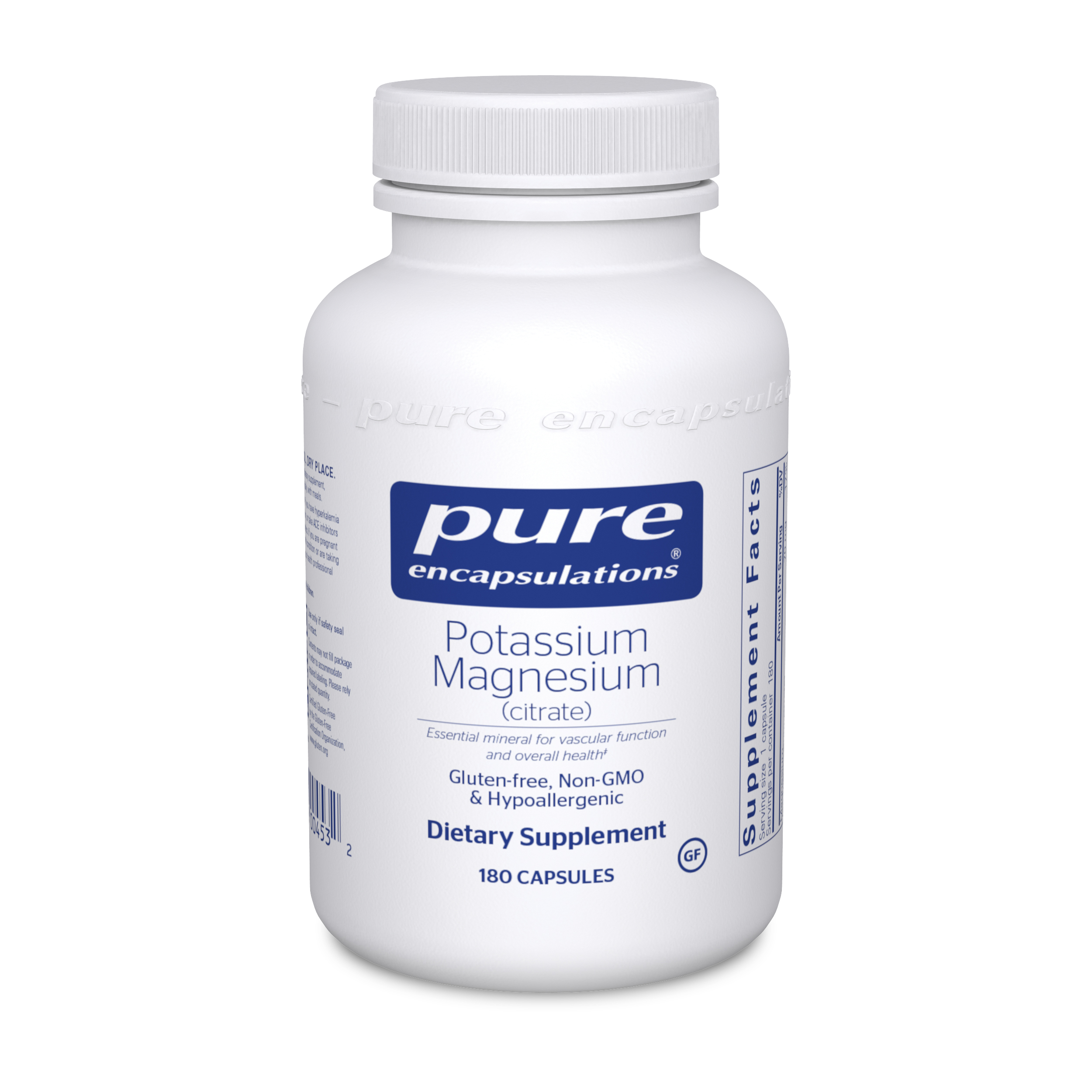 Pure Encapsulations - Potassium Magnesium (citrate) - 180 Capsules