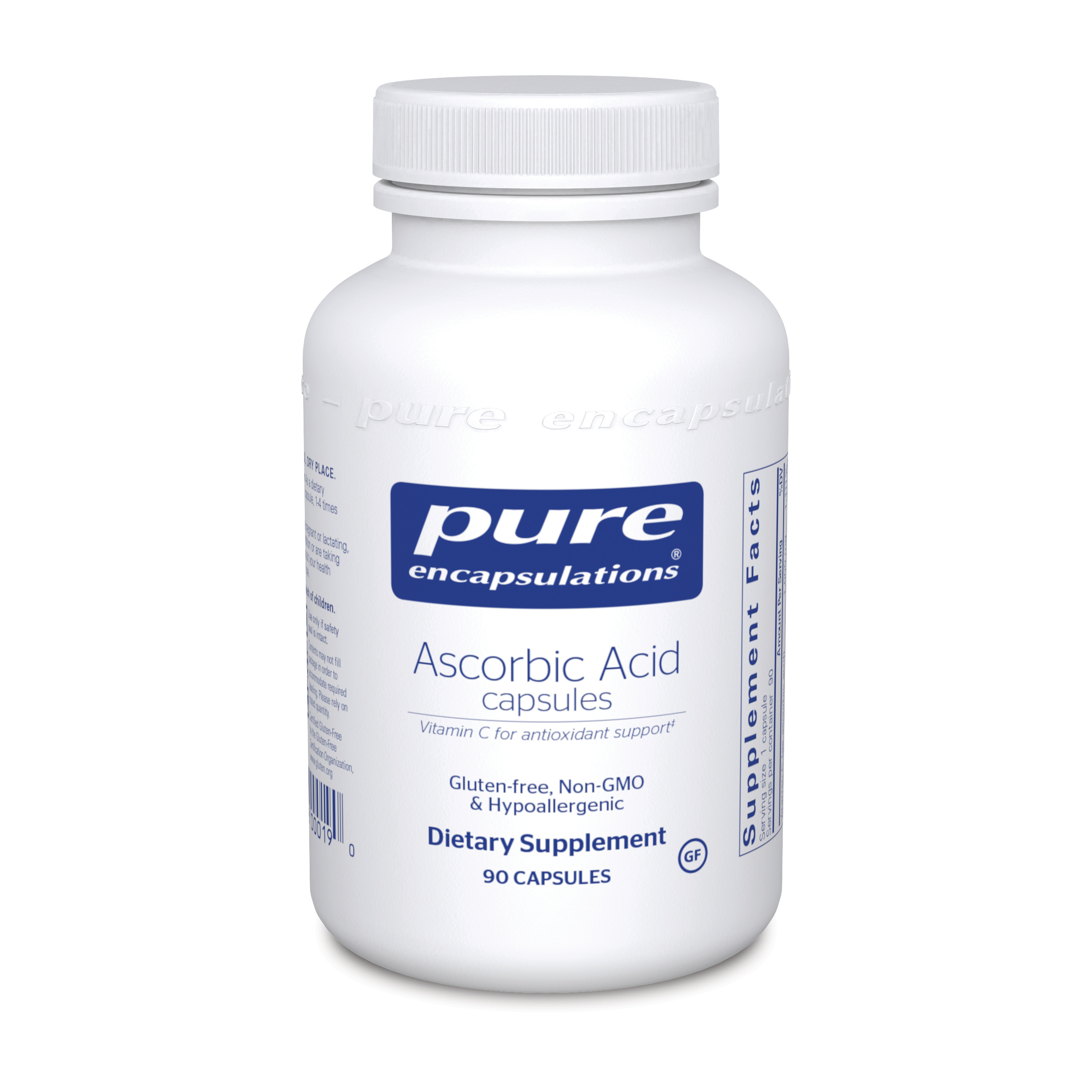Pure Encapsulations - Ascorbic Acid - 90 Capsules