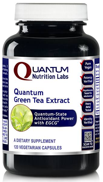 Quantum Nutrition Labs - Quantum Green Tea Extract - 120 Vegetarian