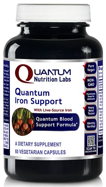 Quantum Nutrition Labs - Quantum Iron Support - 60 Plant-Source