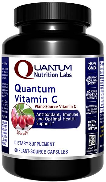 Quantum Nutrition Labs - Quantum Vitamin C - 60 Plant-Source Capsules